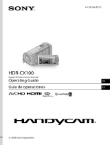 Sony HDR-CX100 Guía del usuario