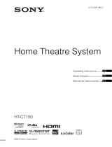 Sony HT-CT150 Manual de usuario