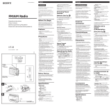 Sony icf 28 Manual de usuario
