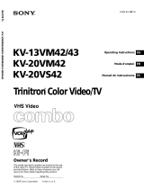 Sony KV 20VS42 Manual de usuario