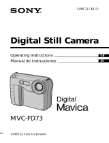 Sony Mavica MVC-FD73 Manual de usuario