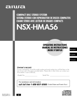 Aiwa NSX-HMA56 Manual de usuario