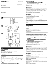 Sony MDR-PQ1 Manual de usuario