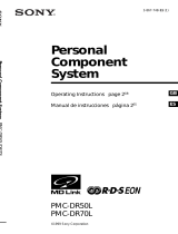 Sony PMC-DR50L Manual de usuario