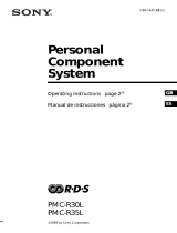 Sony pmc r 30 l Manual de usuario