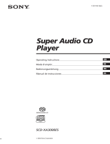 Sony SCD-XA3000ES Manual de usuario