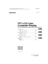 Sony SDM-HS73 Manual de usuario