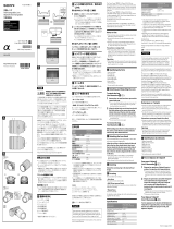 Sony SEL2470Z Manual de usuario