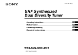 Sony WRR-862A Manual de usuario