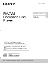 Sony CDX-GT61UMS Manual de usuario