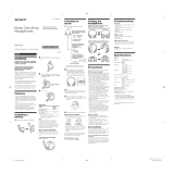 Sony MDR-NC7 Manual de usuario