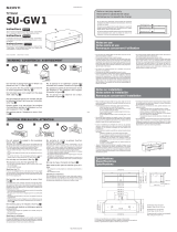 Sony SU-GW1 Manual de usuario