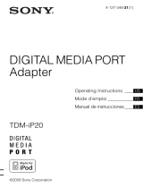 Sony TDM-iP20 Manual de usuario