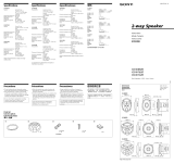 Sony XS-W1620 Manual de usuario