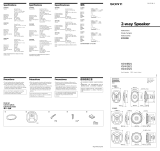 Sony XS-W6921 Manual de usuario