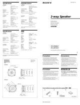 Sony XS-W4021 Manual de usuario