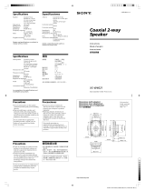 Sony XS-W4621 Manual de usuario