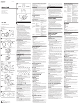 Sony SPK-HCB Manual de usuario