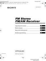 Sony STR-SL500 Manual de usuario