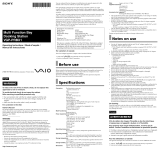 Sony VGP-PRBX1 Manual de usuario