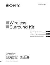 Sony WAHT-SA1 Manual de usuario