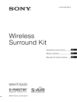 Sony WAHT-SA20 Manual de usuario