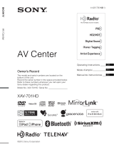 Sony XAV-701HD El manual del propietario
