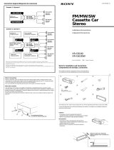 Sony XR-C6100W Manual de usuario