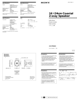 Sony XS-F6920 Manual de usuario