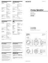 Sony XS-HD690G Manual de usuario