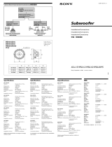 Sony XS-L151P5 Guía de instalación