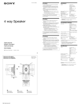 Sony XS-R4645 El manual del propietario