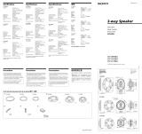 Sony XS-V1330A Manual de usuario