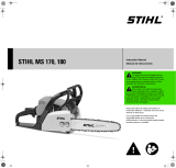 STIHL Chainsaw MS 170 Manual de usuario