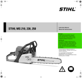 STIHL Chainsaw MS 250 Manual de usuario