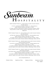 Sunbeam Hospitality 1637 Manual de usuario