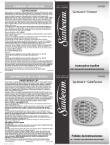 Sunbeam Heater SFH090 Manual de usuario