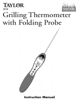 Taylor Thermometer 816 Manual de usuario