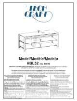 Tech Craft HBL52 Manual de usuario