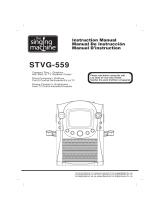 The Singing Machine STVG-559 Manual de usuario