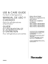 Thermador KBURT3665E Manual de usuario