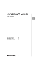 Thermador M271E Manual de usuario