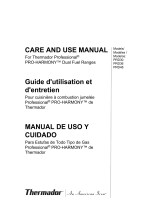 Thermador PRD36 Manual de usuario