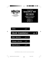 Tripp Lite Smart INT 700 Manual de usuario