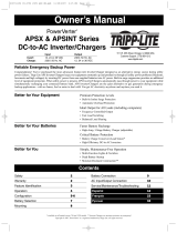 Tripp Lite APSX Manual de usuario