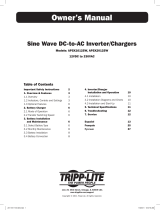 Tripp Lite APS Sine Wave Inverter Manual de usuario
