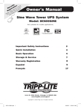 Tripp Lite BC600SINE Manual de usuario