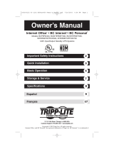 Tripp Lite BCINTERNET500 Manual de usuario