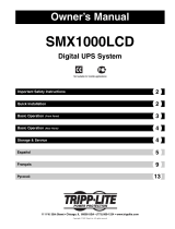 Tripp Lite SMX1000LCD Manual de usuario