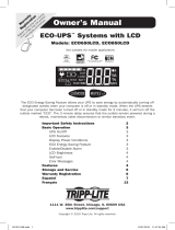 Tripp Lite ECO-UPS ECO650LCD Manual de usuario